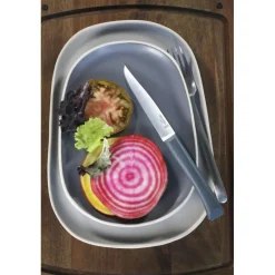 OPINEL Couverts|Coffret 4 Couteaux de Table Anthracite Microdenté Bon Appétit +