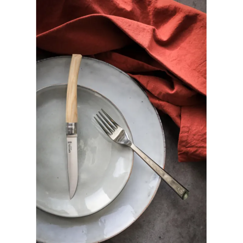 OPINEL Couverts|Coffret 4 Couteaux de Table Frêne Table Chic