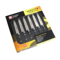 SABATIER TROMPETTE Couverts|Coffret 6 Couteaux Steak 23 cm