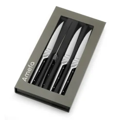 AMEFA Couverts|Coffret 4 Couteaux Steak Emperor 23,2 cm