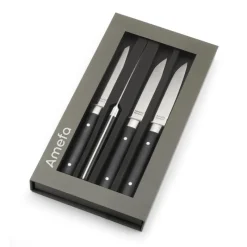 AMEFA Couverts|Coffret 4 Couteaux Steak Fusion 22 cm