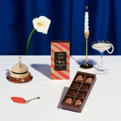VALRHONA Chocolats À Offrir|Confiserie|Coffret 8 Cœurs Fourrés Chocolat Noir et Lait 75 g