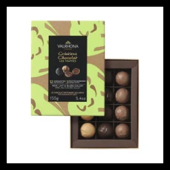 VALRHONA Chocolats À Offrir|Confiserie|Coffret 12 Truffes Enrobage Chocolat 150 g