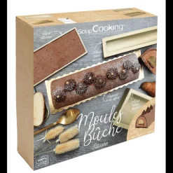 SCRAPCOOKING Caisse À Génoise|Tapis Silicone Pâtisserie|Coffret Bûche de Noël