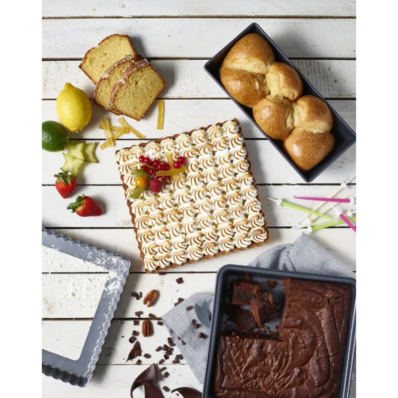 DE BUYER Moule Anti-adhésif|Moules À Gâteaux|Coffret Box Home Baking Gâteau Cake Tarte