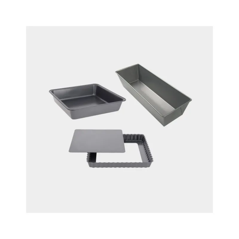 DE BUYER Moule Anti-adhésif|Moules À Gâteaux|Coffret Box Home Baking Gâteau Cake Tarte