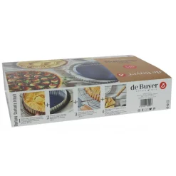 DE BUYER Grille Pâtisserie|Cercle À Patisserie|Coffret Box Home Baking Tarte
