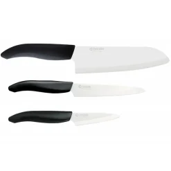 KYOCERA Couteau Céramique|Couteau D'office|Coffret Couteaux Céramique (x3)