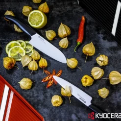 KYOCERA Couteau Céramique|Couteau D'office|Coffret Couteaux Céramique (x3)