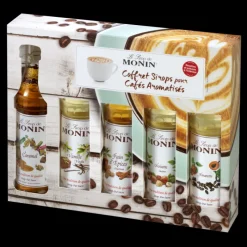 MONIN Jus, Sirops|Coffret Dégustation Sirop pour Café 5 cl