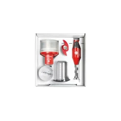 BAMIX Mixeur Plongeant|Coffret Mixeur Box - Rouge