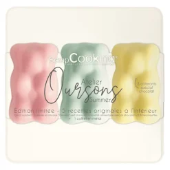 SCRAPCOOKING Moule Silicone|Coffret Oursons Summer Edition Limitée