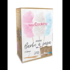 SCRAPCOOKING Préparation Pâtisserie|Coffret Préparation Barbe à Papa 3 x 160 g