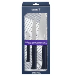 OPINEL Couteau De Chef|Couteau D'office|Coffret Trio Couteaux de Cuisine Intempora