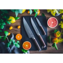 OPINEL Couteau De Chef|Couteau D'office|Coffret Trio de Couteaux de Cuisine Les Forgés 1890