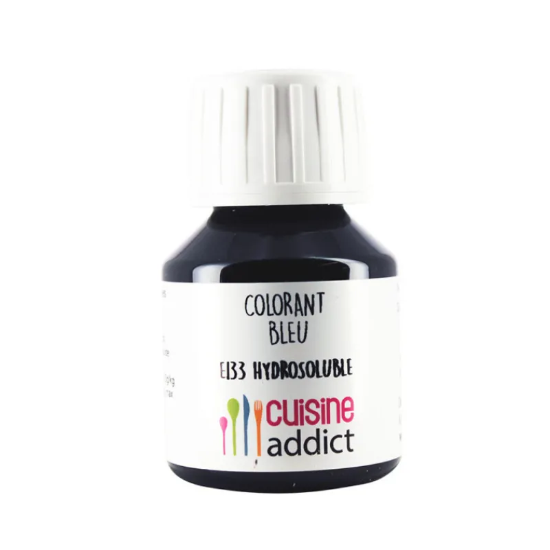 CUISINEADDICT Colorants Alimentaires|Colorant Alimentaire Bleu E133 Liquide 58 ml