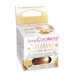 SCRAPCOOKING Colorants Alimentaires|Colorant Alimentaire en Poudre Doré 5g