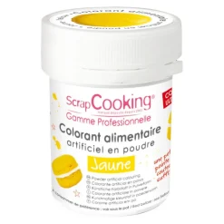 SCRAPCOOKING Colorants Alimentaires|Colorant Alimentaire en Poudre Jaune 5g