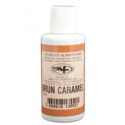 MALLARD FERRIERE Colorants Alimentaires|Colorant alimentaire Marron Brun Caramel E102/E129/E151 Liquide 100ml