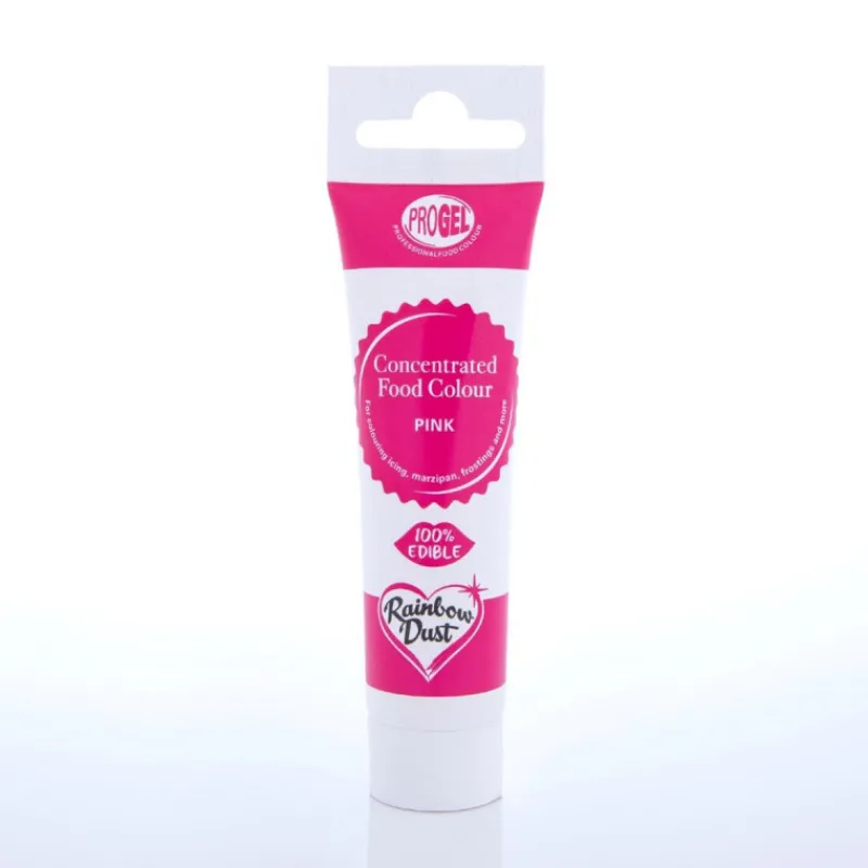 RAINBOW DUST Colorants Alimentaires|Colorant Alimentaire ProGel Rose 25g