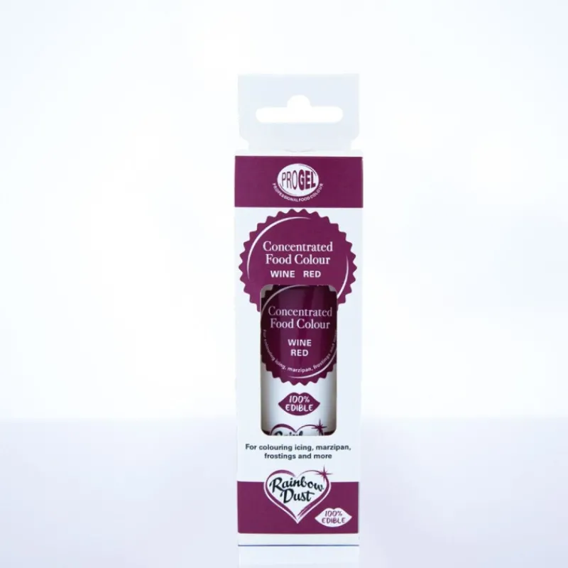 RAINBOW DUST Colorants Alimentaires|Colorant Alimentaire ProGel Bordeaux 25g