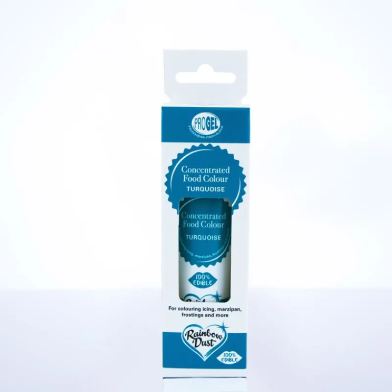 RAINBOW DUST Colorants Alimentaires|Colorant Alimentaire ProGel Turquoise 25g