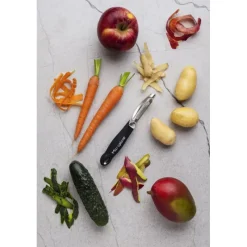 MICROPLANE Eplucheurs, Dénoyauteur|Économe à Lame Pivotante Specialty Noir