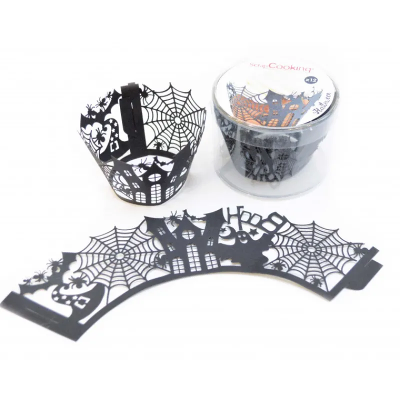 SCRAPCOOKING Moules En Papier|Contour Cupcake Halloween x12