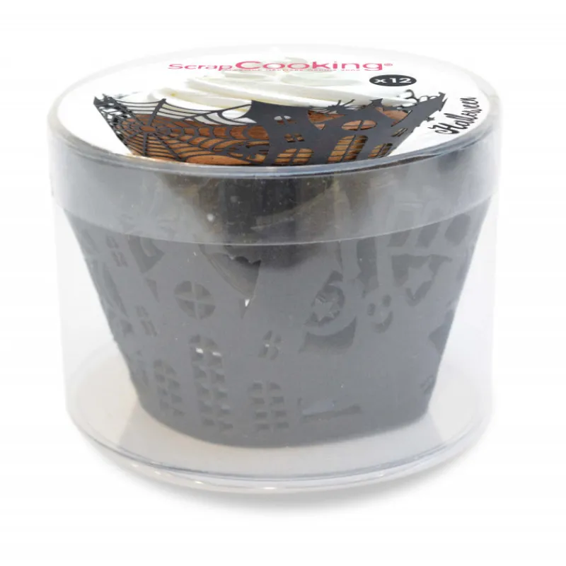 SCRAPCOOKING Moules En Papier|Contour Cupcake Halloween x12