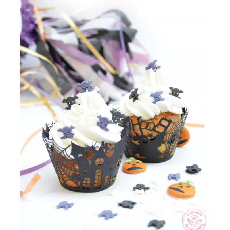 SCRAPCOOKING Moules En Papier|Contour Cupcake Halloween x12