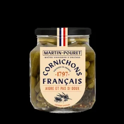 MARTIN POURET Epicerie Fine|Cornichons Français Aigre Doux au Vinaigre d'Orléans 270g