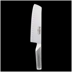 GLOBAL Couteau Japonais|Couperet à Légumes lame alvéolée 180 mm G81