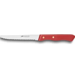 SABATIER Couverts|Couteau de Table Cranté 10,5 cm Rouge