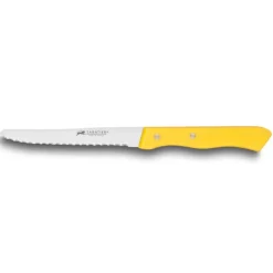 SABATIER Couverts|Couteau de Table Cranté 10,5 cm Jaune