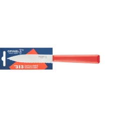 OPINEL Couteau D'office|Couteau d'Office 10 cm Cranté Rouge Les Essentiels +