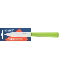 OPINEL Couteau D'office|Couteau d'Office 10 cm Cranté Vert Les Essentiels +