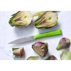 OPINEL Couteau D'office|Couteau d'Office 10 cm Cranté Vert Les Essentiels +