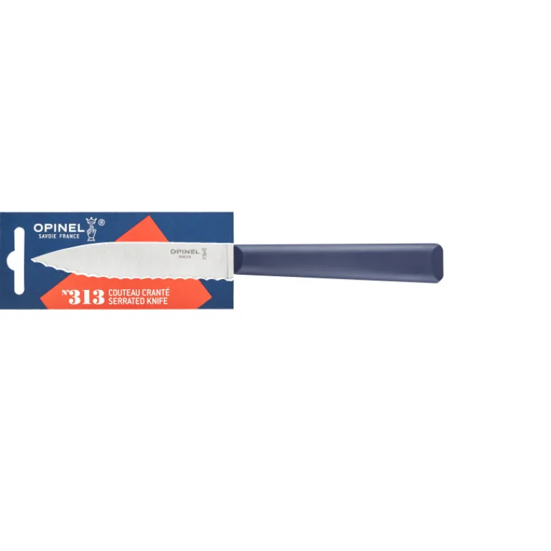 OPINEL Couteau D'office|Couteau d'Office 10 cm Cranté Bleu Les Essentiels +