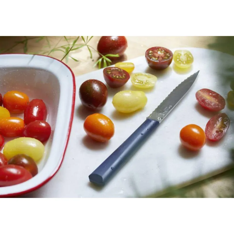 OPINEL Couteau D'office|Couteau d'Office 10 cm Cranté Bleu Les Essentiels +