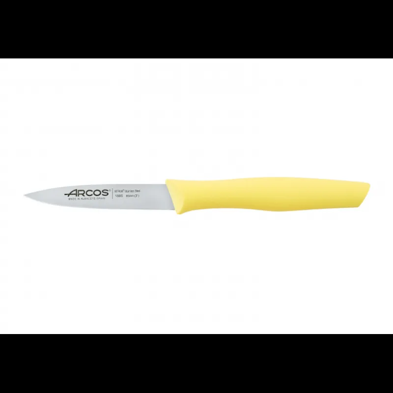 ARCOS Couteau D'office|Couteau d'Office Inox 8,5 cm Jaune Citron NOVA