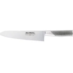 GLOBAL Couteau De Chef|Couteau Japonais|Couteau du Chef 21 cm - Lame Forgée Trempée