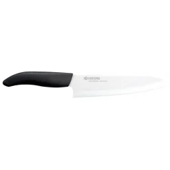 KYOCERA Couteau De Chef|Couteau Céramique|Couteau du Chef Lame Céramique 18 cm Noir