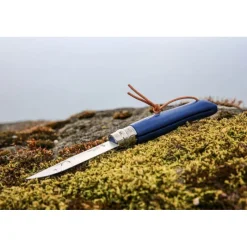 OPINEL Couverts|Couteau N°8 Baroudeur Bleu Foncé Colorama