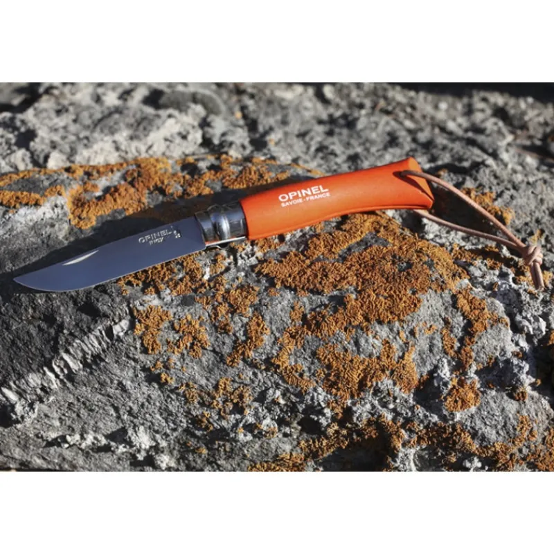 OPINEL Couverts|Couteau N°7 Baroudeur Orange Colorama