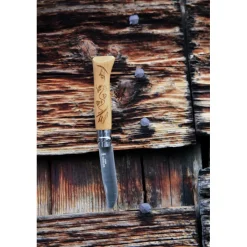 OPINEL Couverts|Couteau N°8 Gravure Ski Sport