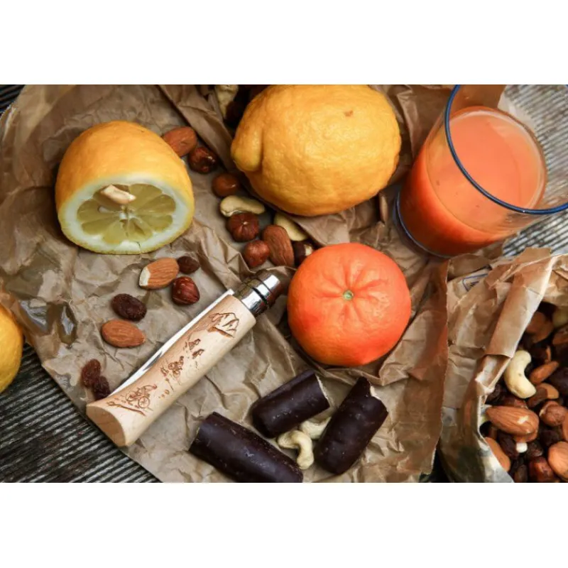 OPINEL Couverts|Couteau N°8 Gravure Vélo Sport