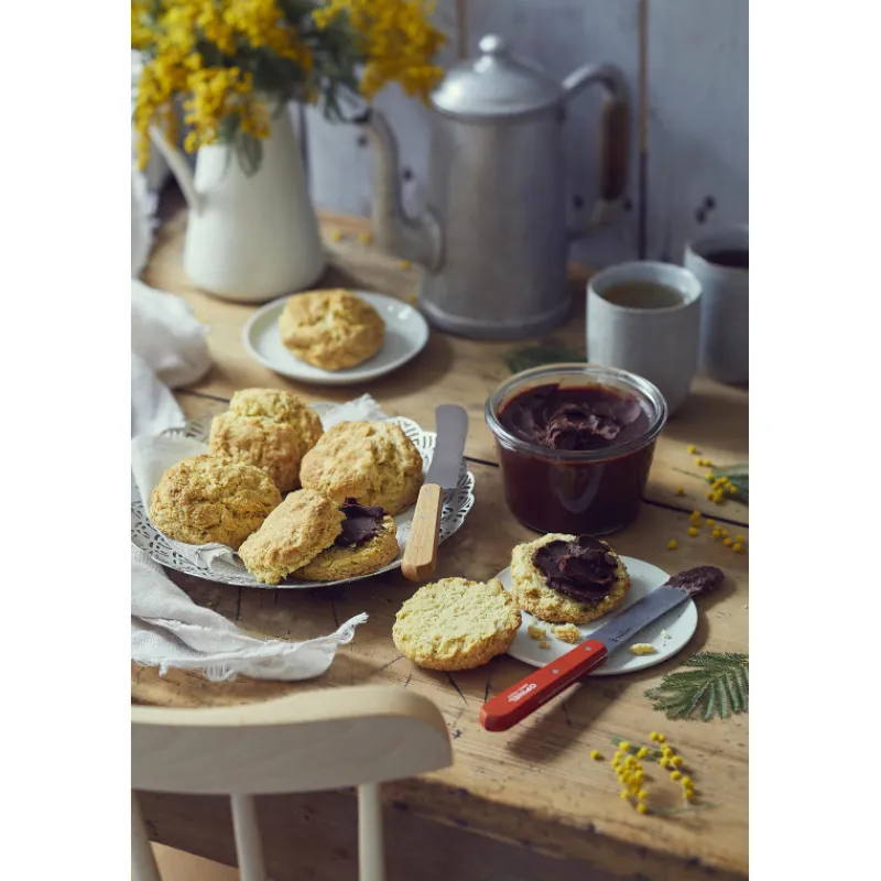 OPINEL Couverts|Couteau À Pain|Couteau Petit-Déjeuner 11,5 cm Hêtre