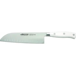 ARCOS Couteau Santoku|Couteau Santoku Acier Inoxydable 18 cm RIVIERA blanc