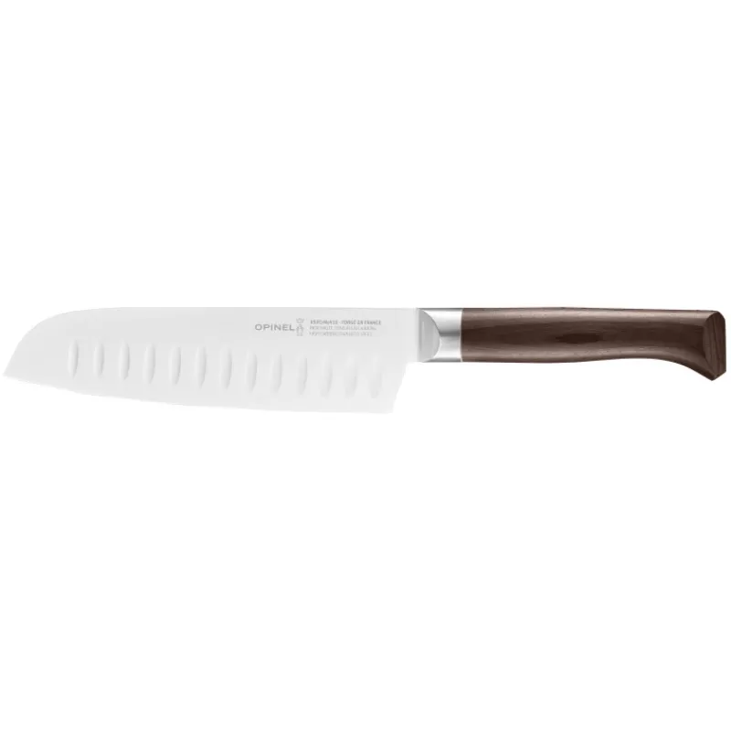 OPINEL Couteau Santoku|Couteau Santoku Alvéolé Les Forgés 1890