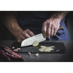 OPINEL Couteau Santoku|Couteau Santoku Alvéolé Les Forgés 1890